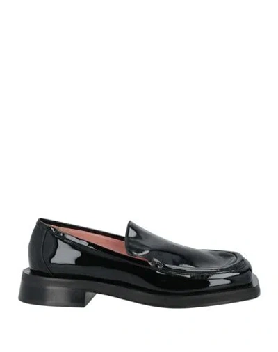 Gia Borghini Woman Loafers Black Size 10 Leather