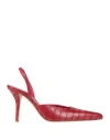 Gia Borghini Woman Pumps Red Size 8 Synthetisches Material In Red