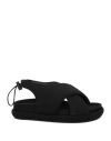 Gia Borghini Chunky Sandal With 4 Cm Sole For Women In Black