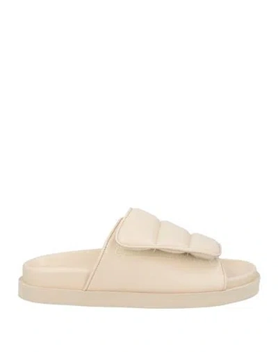 Gia Borghini Woman Sandals Blush Size 7 Soft Leather In Pink