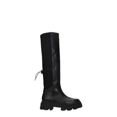 Gia Borghini Women Boots Fabric Black
