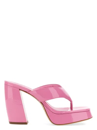Gia Borghini Women's Patent Sandal In Pink
