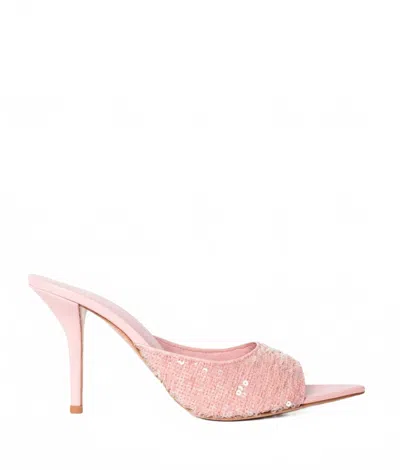 Gia Borghini Women's Perni Sequin Heel In Rose In Pink