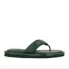 Gia Borghini Toe Strap Sandals In Green