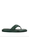 Gia Borghini Women's Puffy Thong Sandal In Cliff Green In Green