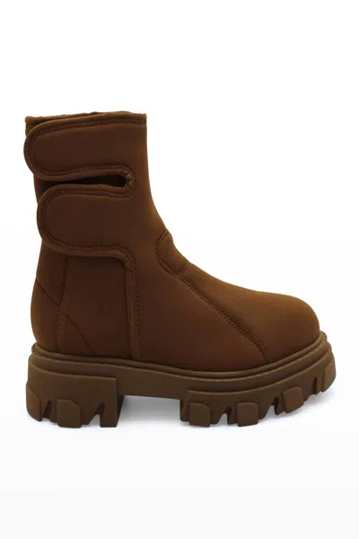 Gia Borghini Women's Scuba Boots In Brown