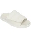 Gia Borghini Women's Gia 3 Padded Leather Slides In Ivory In Beige