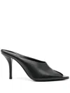 Gia Borghini X The Garment 85mm Ella Mules In Black