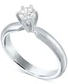 Gia Certified Diamonds Gia Certified Diamond Solitaire Engagement Ring (1/2 Ct. T.w.) In 14k White Gold