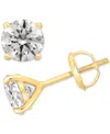 Gia Certified Diamonds Gia Certified Diamond Stud Earrings (1-1/2 Ct. T.w.) In 14k Gold In Gold