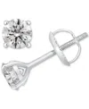 Gia Certified Diamonds Gia Certified Diamond Stud Earrings (1 Ct. T.w.) In 14k Gold In Gold