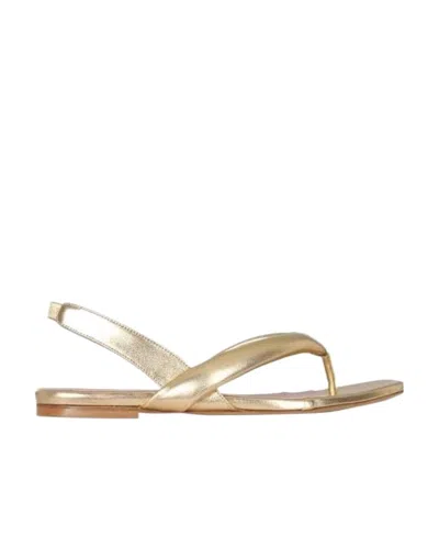 Gia Couture Bora Ankle-wrapped Sandals In Nude