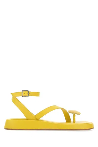 Gia Couture Sandals In Yellow