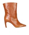 Gia Couture Gia Borghini X Pernille Teisbaek Atena Ankle Boots In Brown