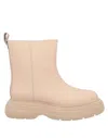 Gia Couture Ankle Boots In Beige