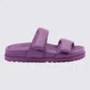 Gia Couture X Pernille Teisbaek Purple Leather Sandals