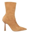 Gia Rhw Gia / Rhw Woman Ankle Boots Camel Size 10 Leather In Sand