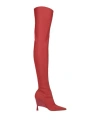 Gia Rhw Gia / Rhw Woman Boot Red Size 9 Textile Fibers In Black
