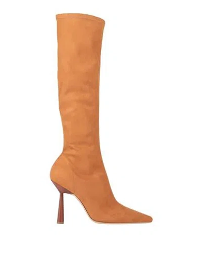 Gia Rhw Gia / Rhw Woman Boot Tan Size 9 Textile Fibers In Brown