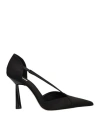 Gia Rhw Gia / Rhw Woman Pumps Black Size 8 Textile Fibers In Black