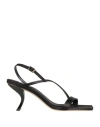 Gia Rhw Gia / Rhw Woman Sandals Black Size 6.5 Textile Fibers