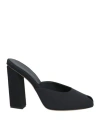 Gia Rhw Gia / Rhw Woman Sandals Black Size 8 Textile Fibers