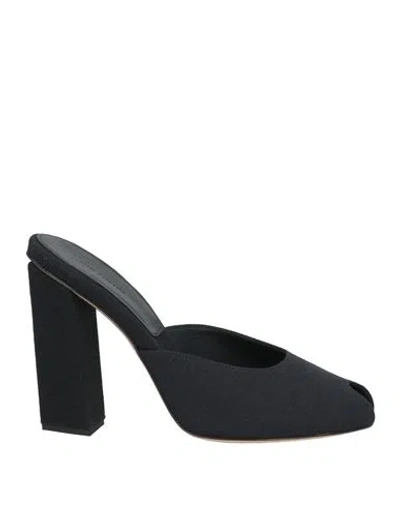 Gia Rhw Gia / Rhw Woman Sandals Black Size 7 Textile Fibers