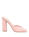 Gia Rhw Gia / Rhw Woman Sandals Light Pink Size 6 Textile Fibers