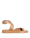 Gia Rhw Gia / Rhw Woman Thong Sandal Brown Size 11 Soft Leather