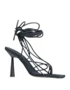 Gia Rhw Toe Strap Sandals In Blue
