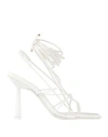 Gia Rhw Gia / Rhw Woman Thong Sandal White Size 6 Textile Fibers