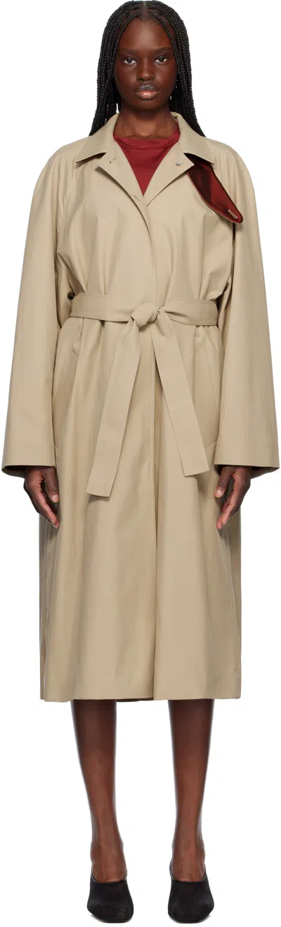 Gia Studios Beige Naomi Coat