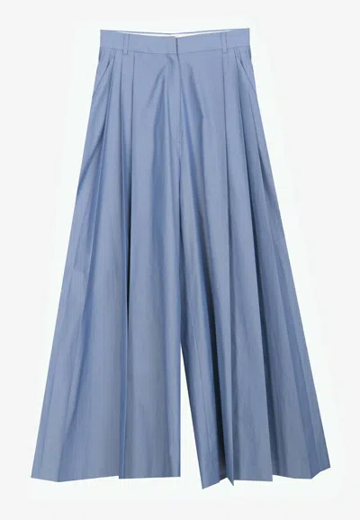 Gia Studios Hara Wide-leg Pants In Blue