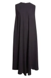 Gia Studios Madeleine Sleeveless Chiffon Dress In Black