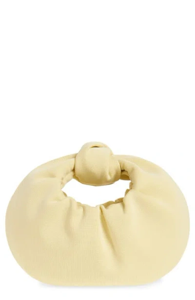 Gia Studios Mini Croissant Knit Bag In Yellow