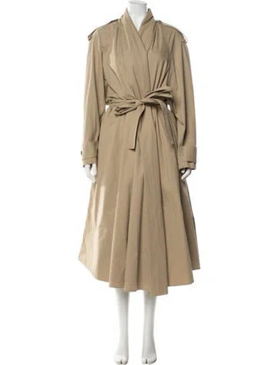 Pre-owned Gia Studios Trench Coat In Neutral
