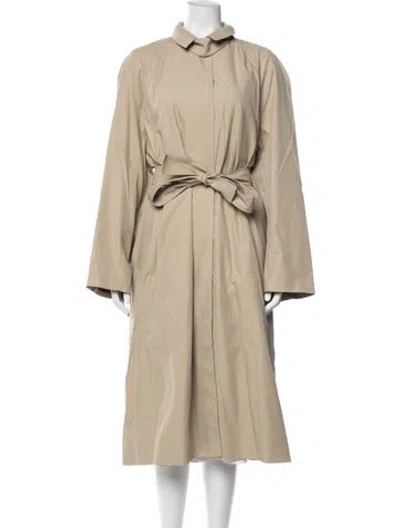 Pre-owned Gia Studios Trench Coat In Neutrals