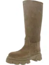 Gia X Pernille Teisbaek Woman Knee Boots Camel Size 7 Soft Leather In Green