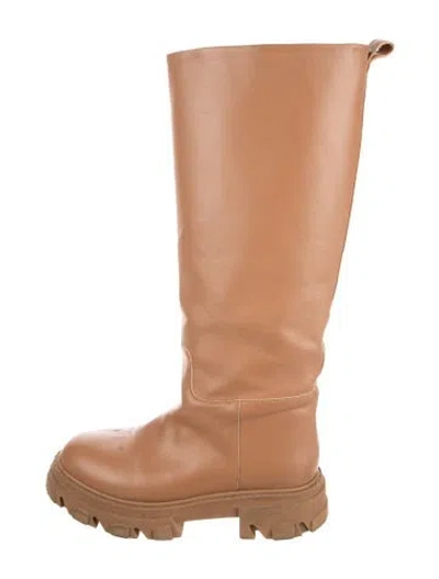 Pre-owned Gia X Pernille Teisbaek Leather Boots In Brown