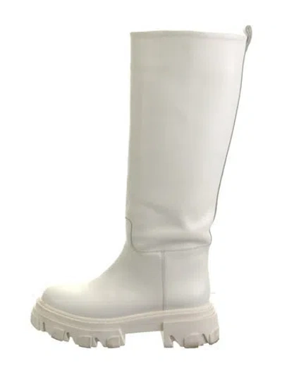 Pre-owned Gia X Pernille Teisbaek Leather Boots In White