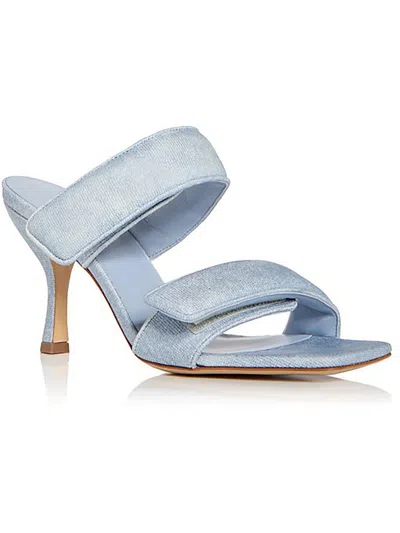 Gia X Pernille Teisbaek Perni 03 Womens Leather Slip-on Heels In Multi