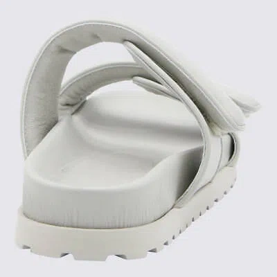 Pre-owned Gia X Pernille Teisbaek Stone Grey Leather Perni 11 Sandals