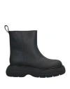 Gia X Pernille Teisbaek Woman Ankle Boots Black Size 11 Soft Leather In Black