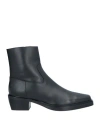 Gia X Pernille Teisbaek Woman Ankle Boots Black Size 7.5 Soft Leather In Black