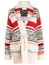 Shop Giada Benincasa Beige Logo Cardigan Sweaters