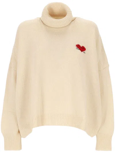 Giada Benincasa Cashmere-wool Crewneck Sweater In White