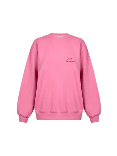 Giada Benincasa Chic Mini Sweater For Women - Ss26 Collection In Pink