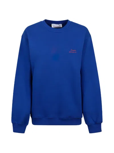 Giada Benincasa Ciao Amore Crew-neck Sweatshirt In Blue
