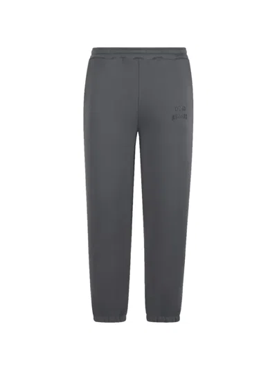 Giada Benincasa Ciao Amore Embroidered Track Pants In Gray