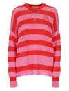 Giada Benincasa Ciao Amore Striped Knit Sweater